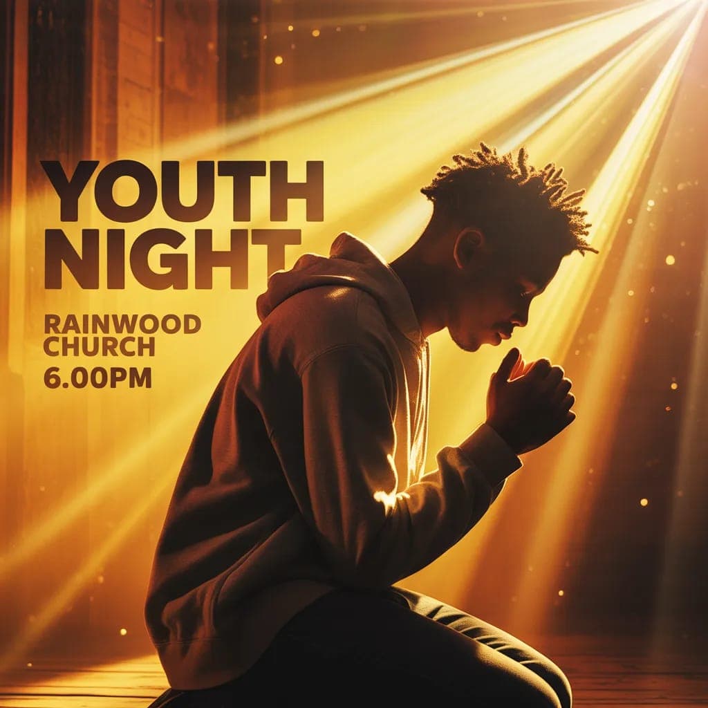 Youth Night flyer preview