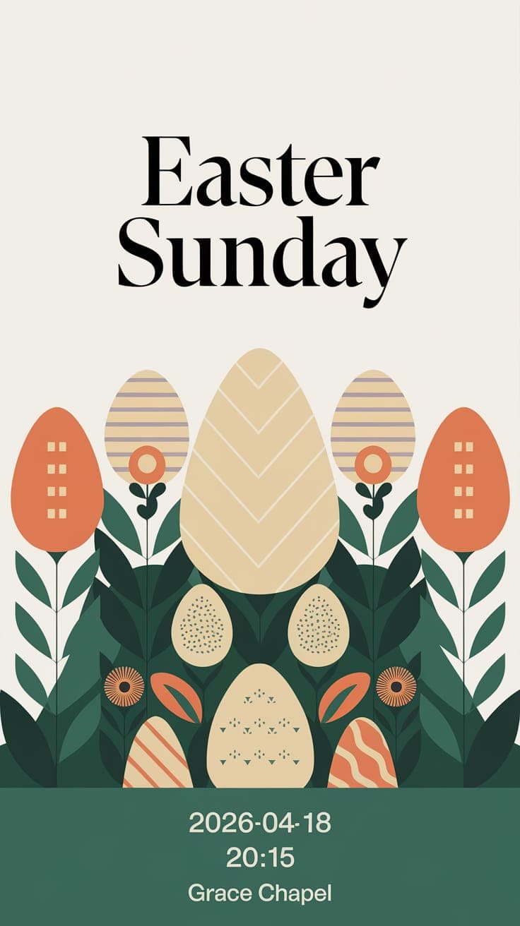 Easter Service flyer preview